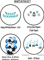 Littleman  Theme Swirls and Toppers Kit