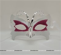 Silver Butterfly Eye Mask