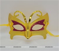 Yellow Butterfly Eye Mask