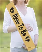 Mom To Be Sash Gold