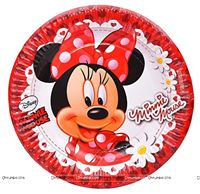 Minnie Birthday Party Plates