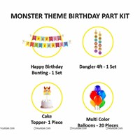 Monster Banner & Dangler Kit (Pack of 24 pcs)