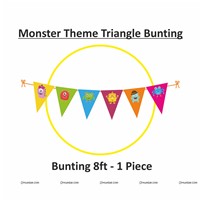 Monster Triangle Bunting