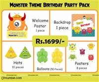 Monster Theme Mini Party Pack