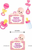 Baby Girl Naming Ceremony Foil Kit ( Pack of 58 pcs)