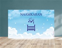 Naamkaran Backdrop Blue (3feet X 2feet)
