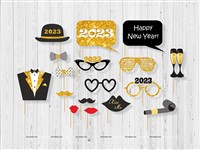2023 New Year photo props