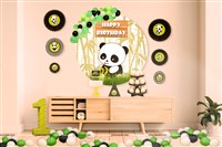 Panda Round Backdrop Kit