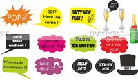 New Year 2017 Photo props