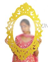 Photo booth golden frame
