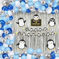 Penguin Blue and White Theme Foil Kit