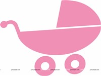 Baby carriage poster