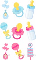 Untumble Baby Shower Posters (Pack of 9)