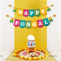 Happy pongal Banner