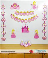 Princess super saver birthday decoration kit (pack of 58 pcs)