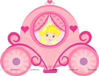 Princess in carriage poster