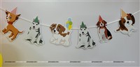 Dog party theme Buntings
