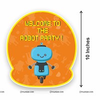 Robot theme Super saver birthday decoration kit (Pack of 58 pieces)