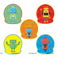 Robot theme Super saver birthday decoration kit (Pack of 58 pieces)