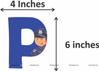 Police Theme Letter Bunting Kit 