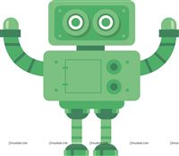Robot theme poster 