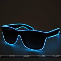 Wired LED Goggles (Blue)