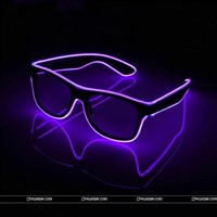 Wired LED Goggles (Purple)