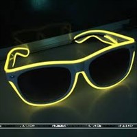 Wired LED Goggles (Yellow)
