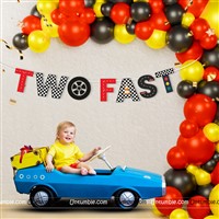 TWO FAST Banner Kit (Pack of 61 pcs)
