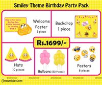 Smiley Theme Mini Party Pack