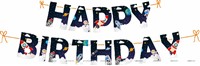 Space Birthday Letter Bunting Kit (Pack of 42 pcs)