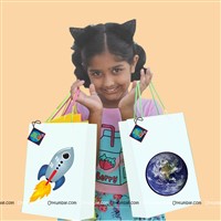 Space Theme Gift Bags 