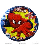 Spiderman Birthday Party Plate