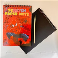 Spiderman Theme Scratch Paper Note