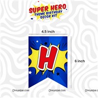 Super hero Banner Kit