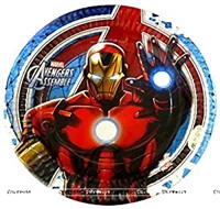 Iron Man Birthday Party Plate