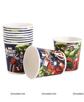 Avengers Theme Paper Cups (Pack of 10)