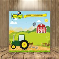 Tractor theme Backdrop