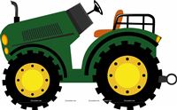 Tractor theme Cutout