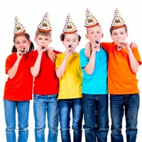 Train Party Hats (Set of 10)