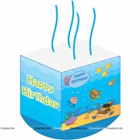 Underwater birthday theme Pinata