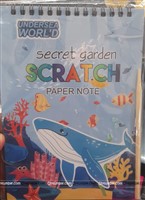 Under Water Theme Scratch Paper Note Blue
