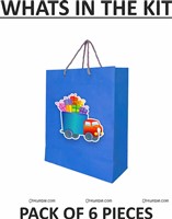 Vehicles Gift Bags (Set of 6)