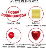 Anniversary Foil Kit Gold ( Pack of 44 pcs)