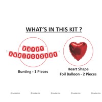 Anniversary Heart Balloon Kit