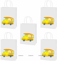 Wheels on a Bus Gift Bags (set of 6 )